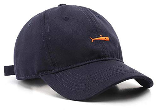 Herren Kappe Hut Stickmütze Baseballmütze Für Männer Und Frauen Retro Papa Hüte Sommer Outdoor Visier Mütze Unisex Snapback Hut-Navy_Blue_One_Size