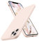 SURPHY Flat Silicone Case Compatible with iPhone 11 Pro Case, Liquid Silicone Slim Fit Case (Individual Protection for Each Lens) for iPhone 11 Pro 5.8 (Light Pink)