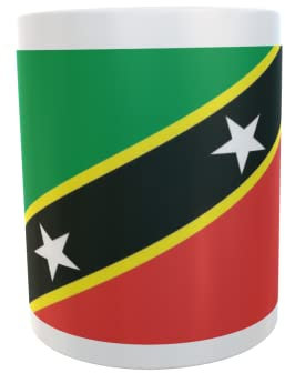 U24 Tasse Kaffeebecher Mug Cup Flagge St. Kitts & Nevis