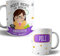 Kartoon Kase Taza Administrativa Original Personalizada con Nombre | Mejor del Mundo Taza Profesiones de Cafe Desayuno para Regalar (Administrativa)