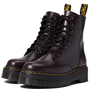 Dr. Martens Femme Jadon Boots, Burgundy, 39 EU