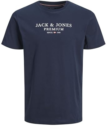JACK & JONES Male T-Shirt Logo Rundhals T-Shirt