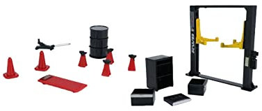 TECKEEN Diorama Kit d'outils d'entretien pour garage 1/64 ABS