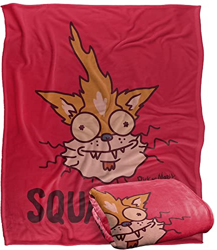 RICK AND MORTY Blanket, 152 x 127 cm The Party Animal Silky Touch Super Soft Throw Blanket
