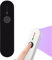 Tuzsocr Stérilisateur UV Professionnel,germicide UV portable,lampe de stérilisation rechargeable,Lampe LED de Désinfection,pour Soins Personnels une Sterilisation Rapide à 99,9% (Noir)
