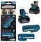 StealthMounts Azul 45° & 90° Porta Puntas para Makita| Soportes de brocas Makita | Soporte de brocas para impactos y taladros Makita (paquete de 2)