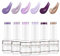 Nicedeco 6 Colori Serie Viola Smalto Semipermanente per Unghie Kit Senza HEMA, Dreamy Night Gel Nail Polish Set Smalto per Unghie in Gel Soak Off UV LED per Nail Art DIY Manicure 6x8ml - Set 14