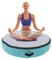 Airspot Aufblasbar Gymnastikmatte Runde Turnmatte mit Pumpe Durchmesser 100CM Tumbling Matte Fitnessmatte Yogamatte Trainingsmatte für zuhause Outdoor
