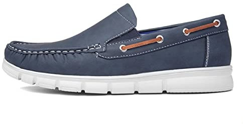 Cushion Walk Declan Mens Navy Casual Boat Shoe - Size 9 UK - Blue