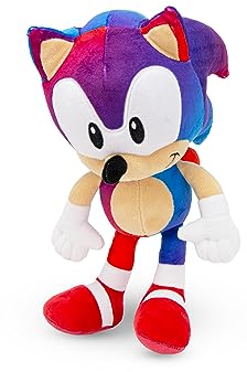Sonic The Hedgehog Sonic Plüschfigur Original Lizenz 31,4/ 80 cm und Sonic Rainbow Modelle 28-30cm (7 Edition zur Auswahl) (Blau/Lila 30cm)