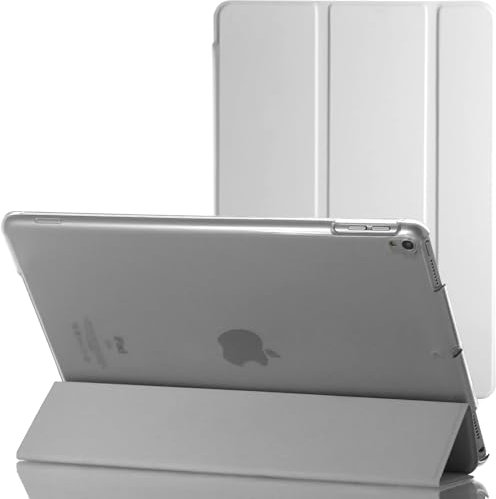 Smart Case per iPad 10.2 pollici 9a generazione (2021), 8a generazione (2020), 7a generazione (2019) cover magnetica con funzione auto sleep/wake, A2197, A2198, A2200, A2270, A2428, A2429 (bianco)