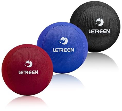LETREEN 3er-Set Stressball für Erwachsene, Gel Antistressball mit verschiedenen Stärken und Größen, Anti Stress Bälle für Konzentration, Knetball Spielzeug