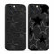 Foonary 2 Pack Fashion Phone Cases for iPhone 14 Pro Case 6.1, Star Aesthetic Print Slim Soft Silicone TPU Case for Women, Shockproof Cover Protective Funda para Girls, Black for iPhone 14 Pro