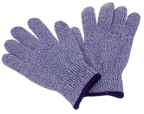 AUTSUPPL 3paare Schnittfeste Kinderhandschuhe Level Schutz Blaue Küchenschutzhandschuhe Für Schneiden Und Zerteilen Xxs Sicher Und Atmungsaktiv