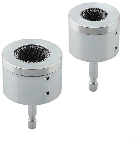 NbgrvB 15/22mm Electric Drill Bit Pipe Cleaners Copper Pipe Metal Pipe Cleaning Brush,Drill Tube Cleaning Brush, Pipe Cleaners Plumbing for Electric Drill(2PCS)