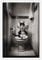 Beshdomp Vintage Cute Cat Reading On Toilet Newspaper Posters Black And White Canvas Wall Art Funny Animals Room Aesthetic Prints Painting For Home Bedroom Dorm Wall Decor 8x12in Unframed