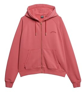 Superdry Damen Übergroße Essential Logo Raglan-Kapuzenjacke