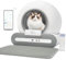 DOEL Upgrade Lettiera Autopulente 65L Grande Capacità, Tripla Protezione di Sicurezza, Vassoio Automatico per Lettiere per Gatti, APP Monitoraggio Salute, Adatta a Più Gatti con Tappetino e Fodere