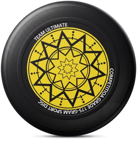Qkydky Eurodisc 175g,Flying Ring,Professionelle Wurfscheibe,Wurfring mit Durchmesser,Wettkampf-Frisbee Funsport, Rainbow Wettkampfharte Wurfscheibe,Freizeitspieler und Profis Gleichermaßen (B)