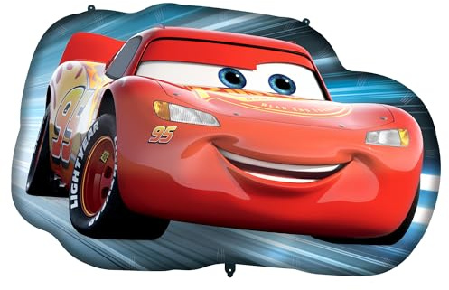 Procos - Supersized Foil Balloon Disney Cars, Balloon for Air Or Helium Filling, Gift, Decoration