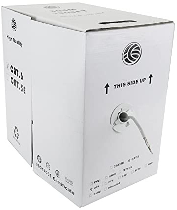 BeMatik - Kabeltrommel UTP Cat.6A 23AWG hart grau 305m