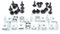 Tech-Parts-Koeln Schrauben Verkleidung Clipse 5mm Roller Quad Motorrad M5 schwarz Klemmen Satz