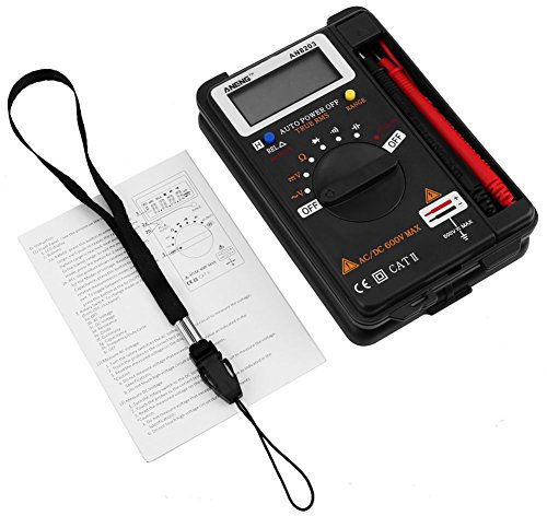 AN8203 Digitales Multimeter mit Autoranging AC/DC, Voltmeter, Ohm-Messer, LCD-Display, 4000 Counts
