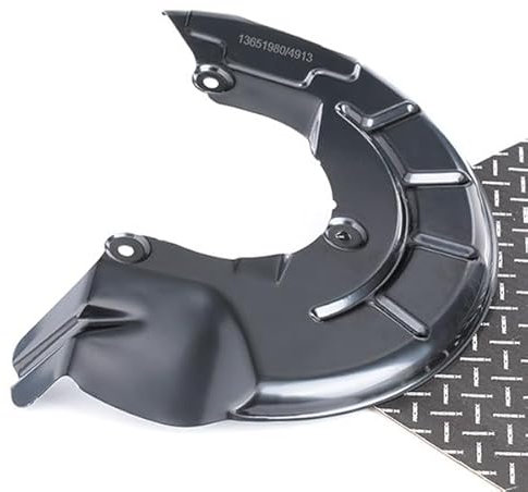 RIDEX Ankerblech Vorderachse rechts Spritzblech Bremsscheibe schwarz Stahlblech für VW POLO (9N) Polo Schrägheck (6R1, 6C1) up! Schrägheck (121, 122, BL1, BL2) Fox Schrägheck (5Z1, 5Z3, 5Z4) 1330S0088