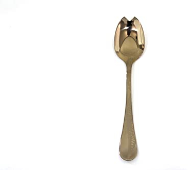 Mepra AZB1098CA1122 Salatlöffel Servierlöffel Caccia Bron, Kupfer