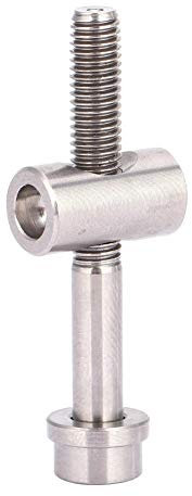 Yosoo M5x30/35/40mm Titan Ti Fahrradschrauben für Sattelstütze, Fahrradsattel Schrauben, Inbusschraube, Silber