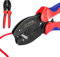 Slocable Solar Crimpzange, Solarstecker Crimper Crimpwerkzeug 26-10 AWG für 2.5/4/6 mm² Solar Kabel Stecker, Solarpanel Solarmodule PV Kabel (Rot)