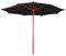 Susany Sombrilla de jardín con Palo de Madera Negro 300x258 cm Sombrilla Parasol Playa/Terraza/Jardín/Tiempo Libre