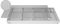 Gitterrost Maschenrost 100x50cm MW 30/30 + Emco ALU Bodenwanne Eingangsrost mit Wanne