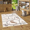 Pergamon Kinder Teppich Maui Kids Dino Straßenteppich Beige in 5 Größen