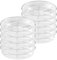 ECOMACETAS FLOWERPOT STORE Platos para Macetas, Platos Redondos de Plástico Transparente para Macetas, Maceteros o Tiestos. (10, 12cm)