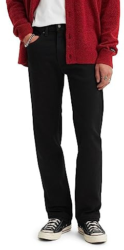 Levi's Men's 506 Comfort Straight Jeans, Black, 36W x 32L