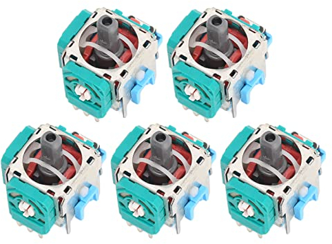 5 Stück 3D Analog Joystick Wireless Thumb Sticks Sensor Ersatz, Ersatz Joystick Analog Stick, Joystick Axis Analog Sensor Modul für Controller