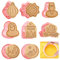 Eid Mubarak Juego de cortadores de galletas,3D Ramadán Eid Mubarak Galleta MoldeHerramientas,Molde de galletas de PP para Eid,Cortador de Galletas Eid,Plástico Reutilizable Moldes