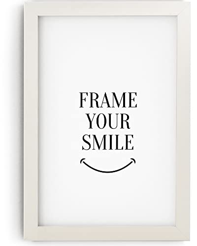 MONFRAME Bilderrahmen Modern - 70x90 cm - Weiß - mit Acrylglas