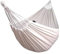 Benson Hängematte mit Karabinerhaken - Komplett - 200 x 100 cm, Hamac, Hangmat, Komfortabel, Stabil (Beige)