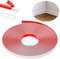 TPE Quadrant Trim, 6M Flexible Moulding Wall Corner Edging Strip Self Adhesive, Skirting Board Trim, Caulk Strip Beading for Laminate Flooring, Wall Ceiling, Cabinet Countertop, Etc (White,12 * 9MM)