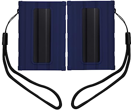 kwmobile Silicone Case Compatible with Samsung Portable SSD T7 Shield - Case Protective Cover for SSD Drive - Blue