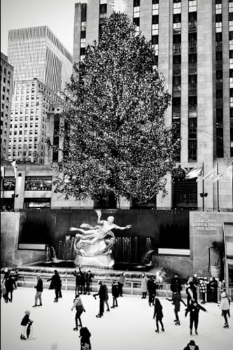 Christmas in New York: 150 page lined 6 x 9 notebook/diary/journal