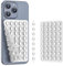 Silicone Suction Phone Case Mount (Compatible iPhone and Android Cellphone case, Hands-Free Phone Accessory Holder for Selfies and Videos) Fidget Toy Gift（White）