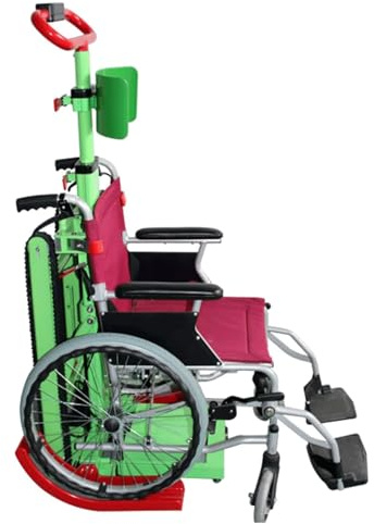 MObyat Carrozzine elettriche Montascale per la casa, Strumento di Assistenza Pieghevole, Portatile e Facile da Usare per Viaggi all'aperto