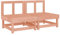 vidaXL Garten Ecksofa 2 STK., Modular Gartenmöbel, Sofa Lounge Sessel für Garten Terrasse Balkon, Gartensofa Gartensessel, Massivholz Douglasie