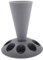 Frosting Tip Holder Pastry Bag Convenient Piping Stand with 8 Icing Nozzles Holders Cake Decorating Tool Organizer Baking Grey