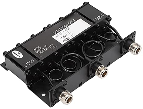 XTevu 10 W UHF 6 Cavity Duplexer UHF Duplexer TX, 6 Cavity Duplexer, 10 W UHF 6 Cavity Duplexer Radio to Tone Repeater N-Anschluss für Radio Repeater Einkaufszentren