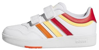 Adidas Unisex Kinder Hoops 4.0 Shoes Schuhe, FTWR White Better Scarlet Flash Orange, 29 EU