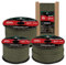 Kamu Synber Paracord 3mm x 30m 100% Nylon Cuerda Paracord 425 Tipo II 3 Hebras Cuerda Resistente para Todo Uso, Exterior, Bricolaje | Soporta 192kg | Verde Militar